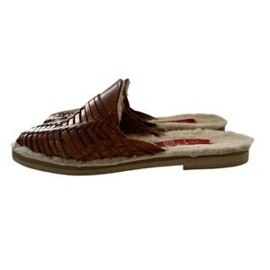 Espiritu Women’s Slides Fur Lined Size 7 Brown